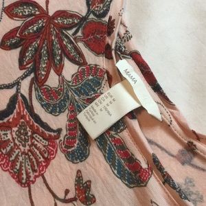 H&M Mama floral top